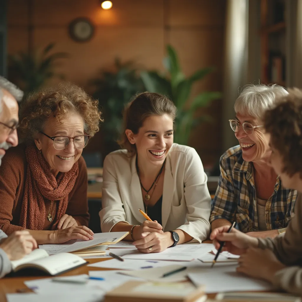 Personnes collaborant lors d'un atelier de coaching